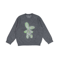 JNBY Dark Grey Multi Bunny Sweater