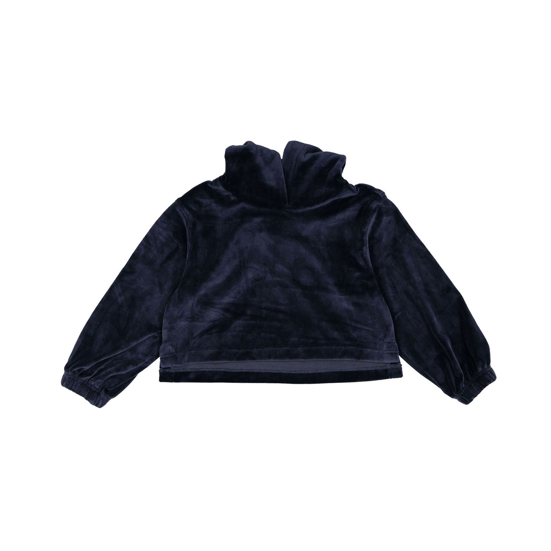 Designers Remix Navy Frances Cropped Hoodie