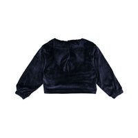Designers Remix Navy Frances Cropped Hoodie