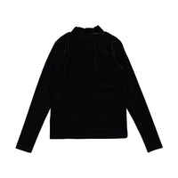 A4 Black Velvet Beaded Top