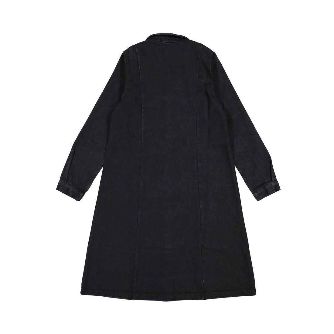 Ava and Lu Black Denim Fringes Dress