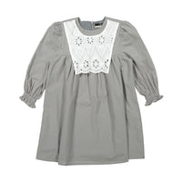 ROWE Green Bib Collar Dress