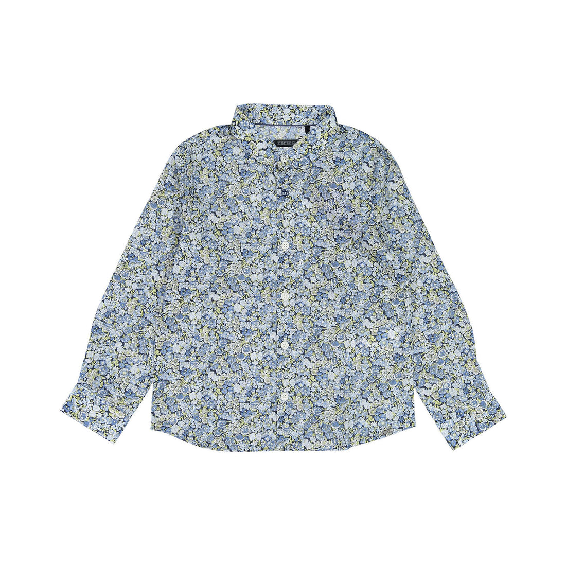 IKKS White/Blue Liberty Printed Shirt