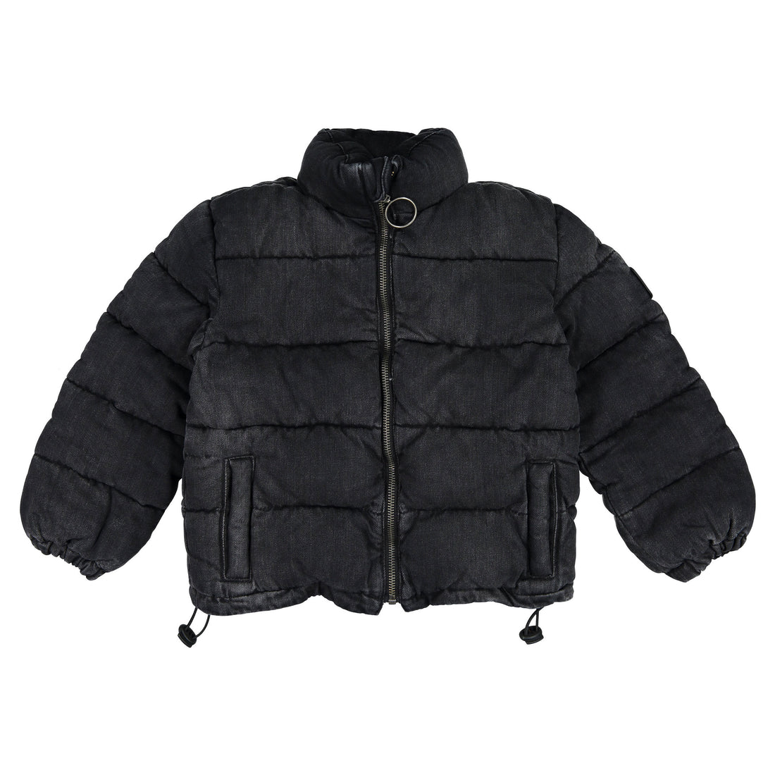 Its In My Jeans Black Wash Nevis Puffer Jacket
