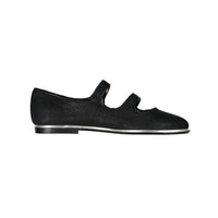 Papanatas Black Powder Double Strap Mary Janes