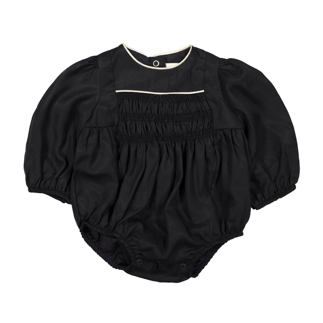 Nueces Black Alexandra Romper