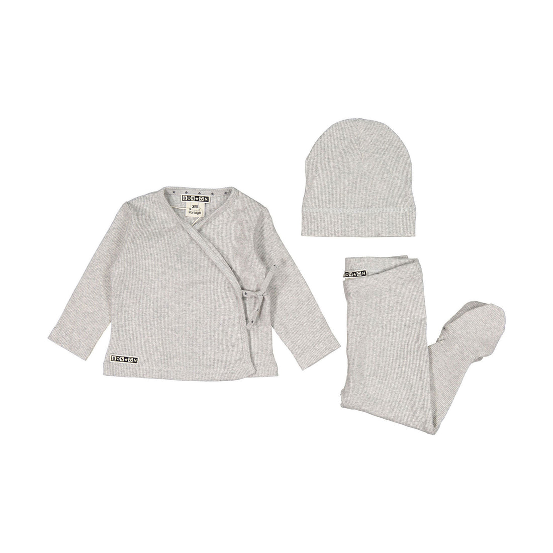 Bonton Grey Star Newborn Set