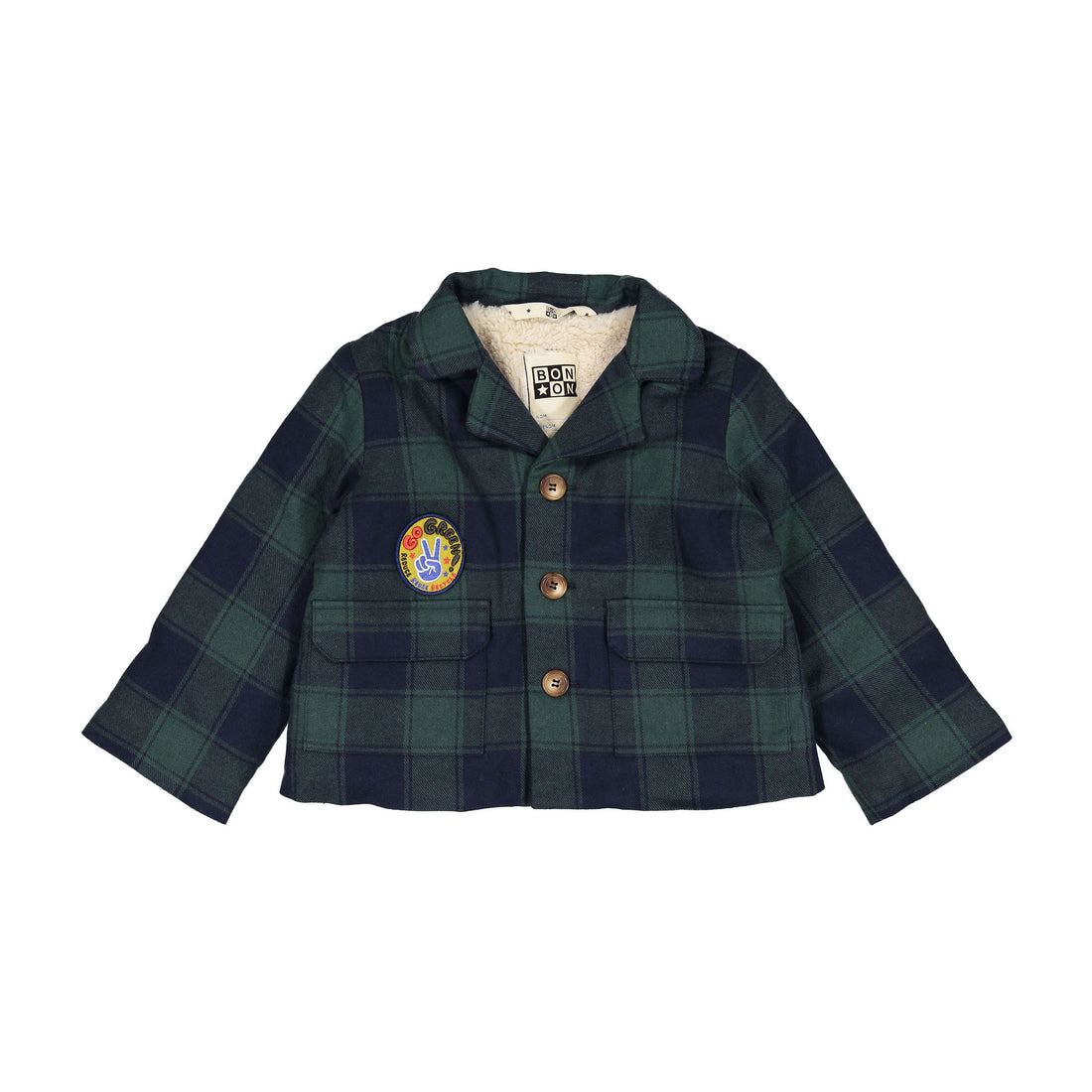 Bonton Green Plaid Ranger Jacket