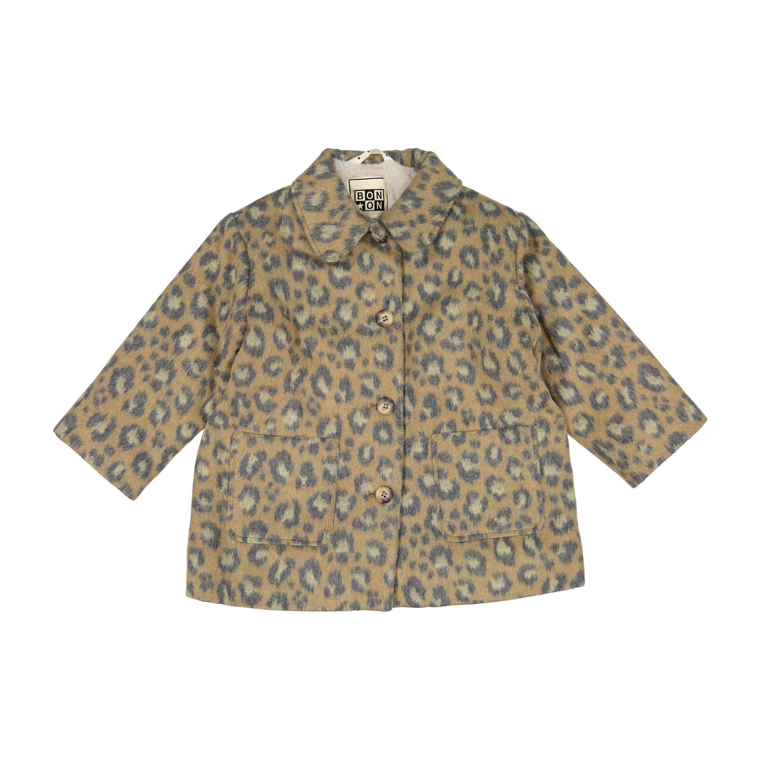 Bonton Camel Leopard Daniel Coat