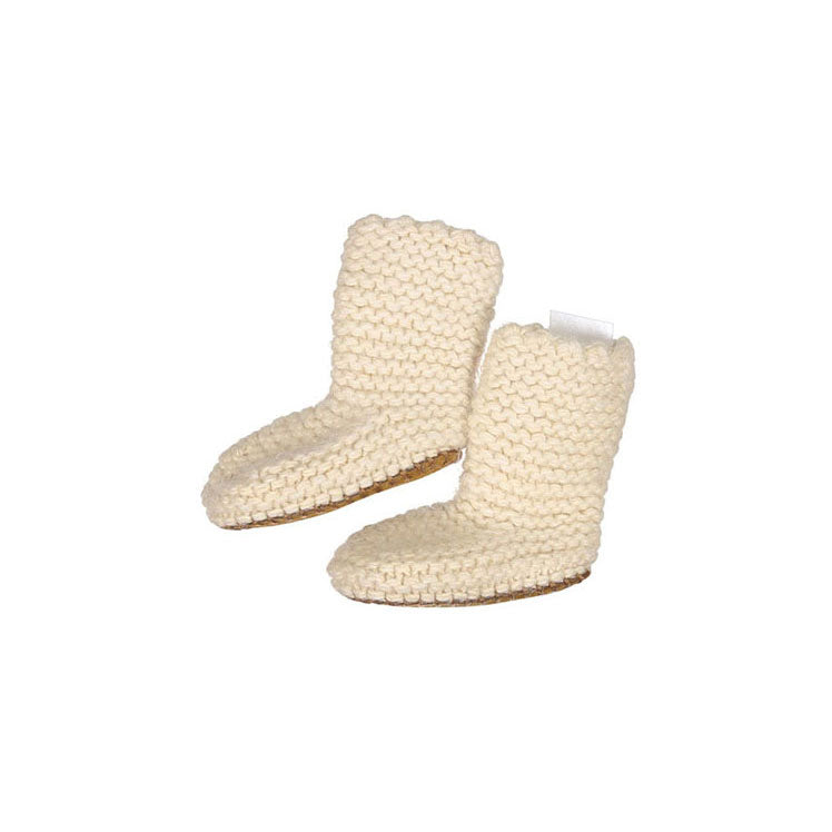 Bonton Oat Knit Baby Booties