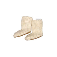 Bonton Oat Knit Baby Booties