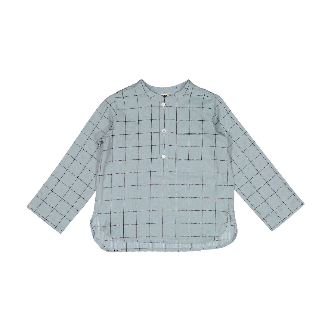 Bonton Slate Plaid Matt Tunic