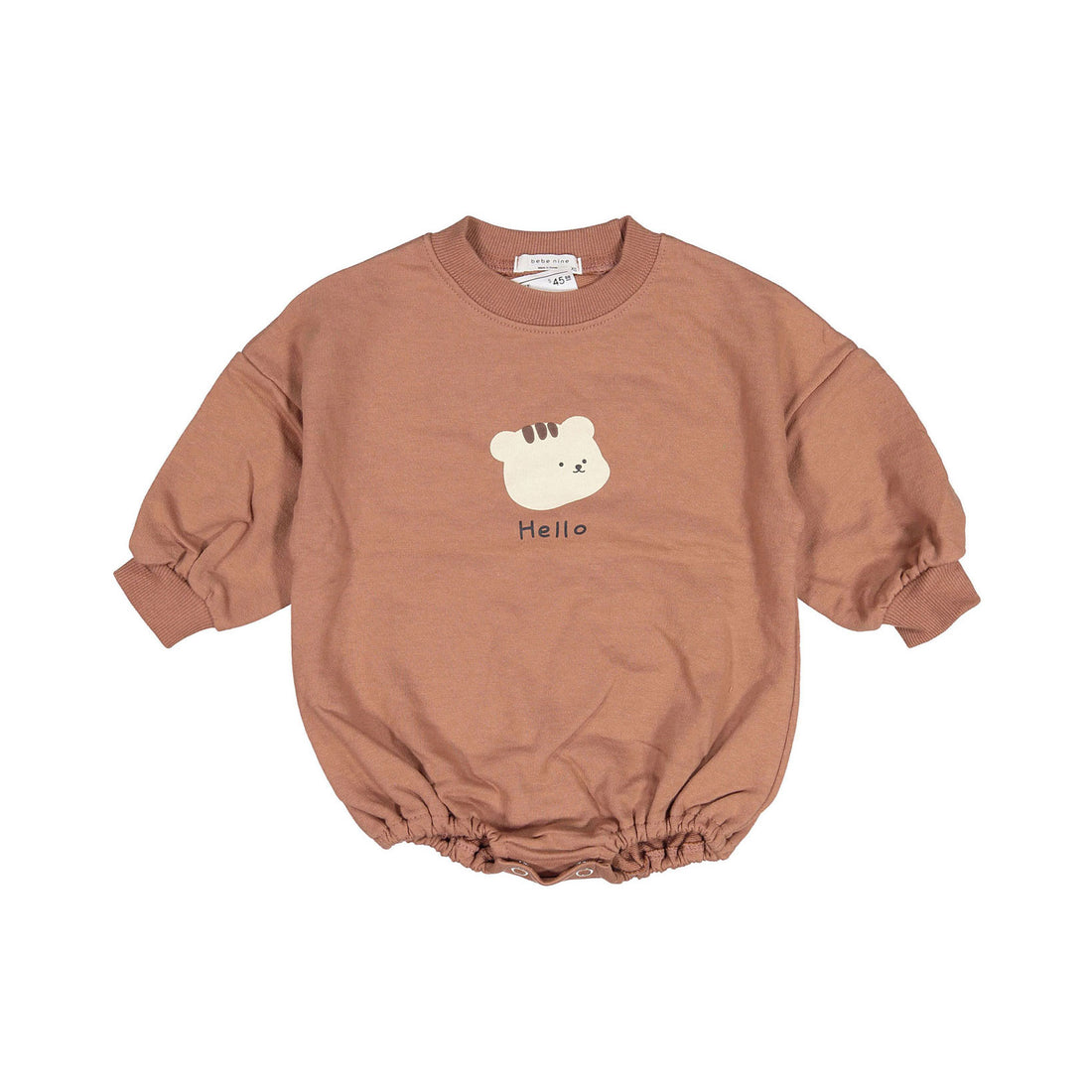 BEBE NINE Brown Squirrel Bodysuit