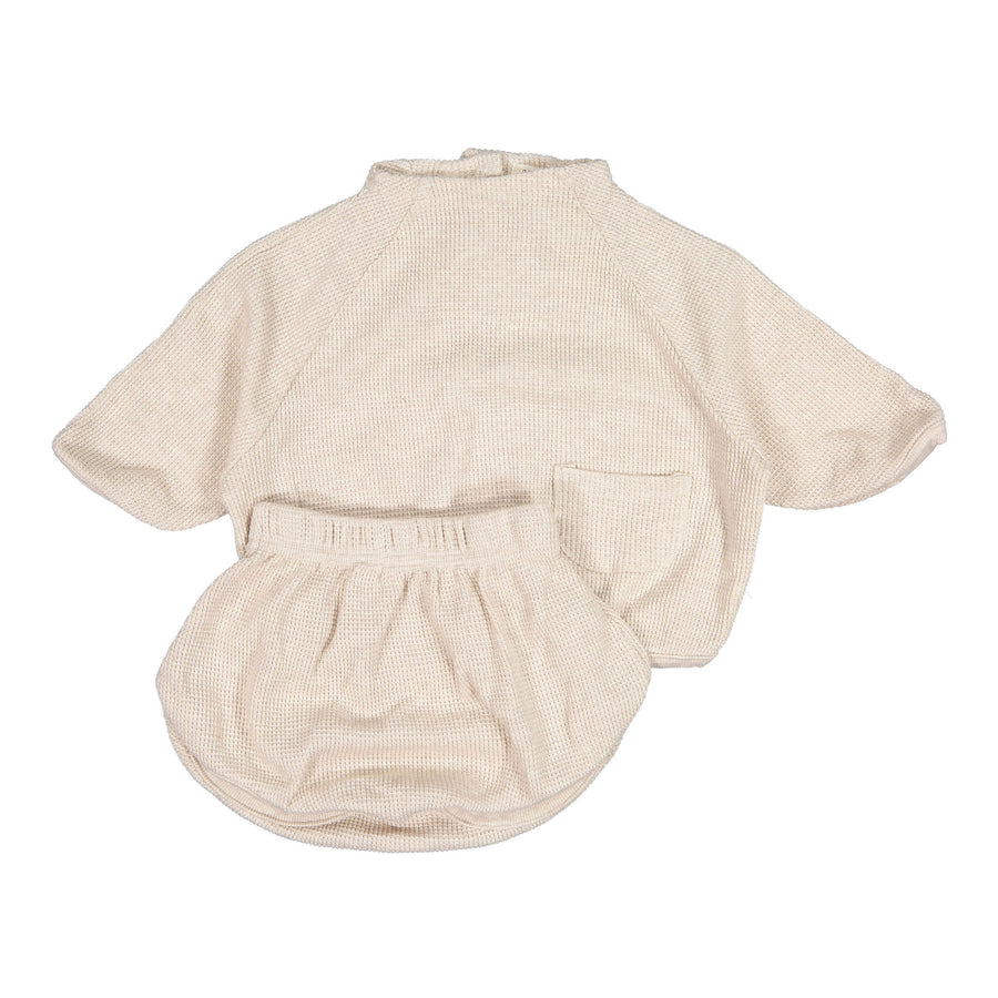ANGGO Oatmeal Bebe Croissant Top Bottom Set