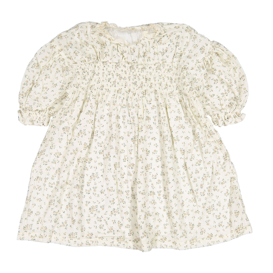 ANGGO Flower Lica Smocked Dress
