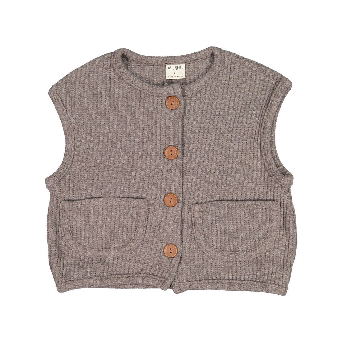 LALA Gray Waffle Vest