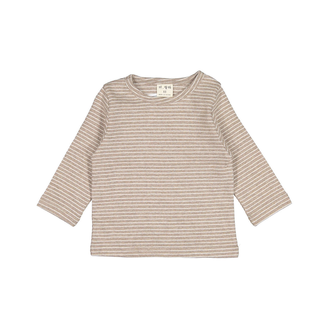 LALA Stripes Cotton Slim Tee