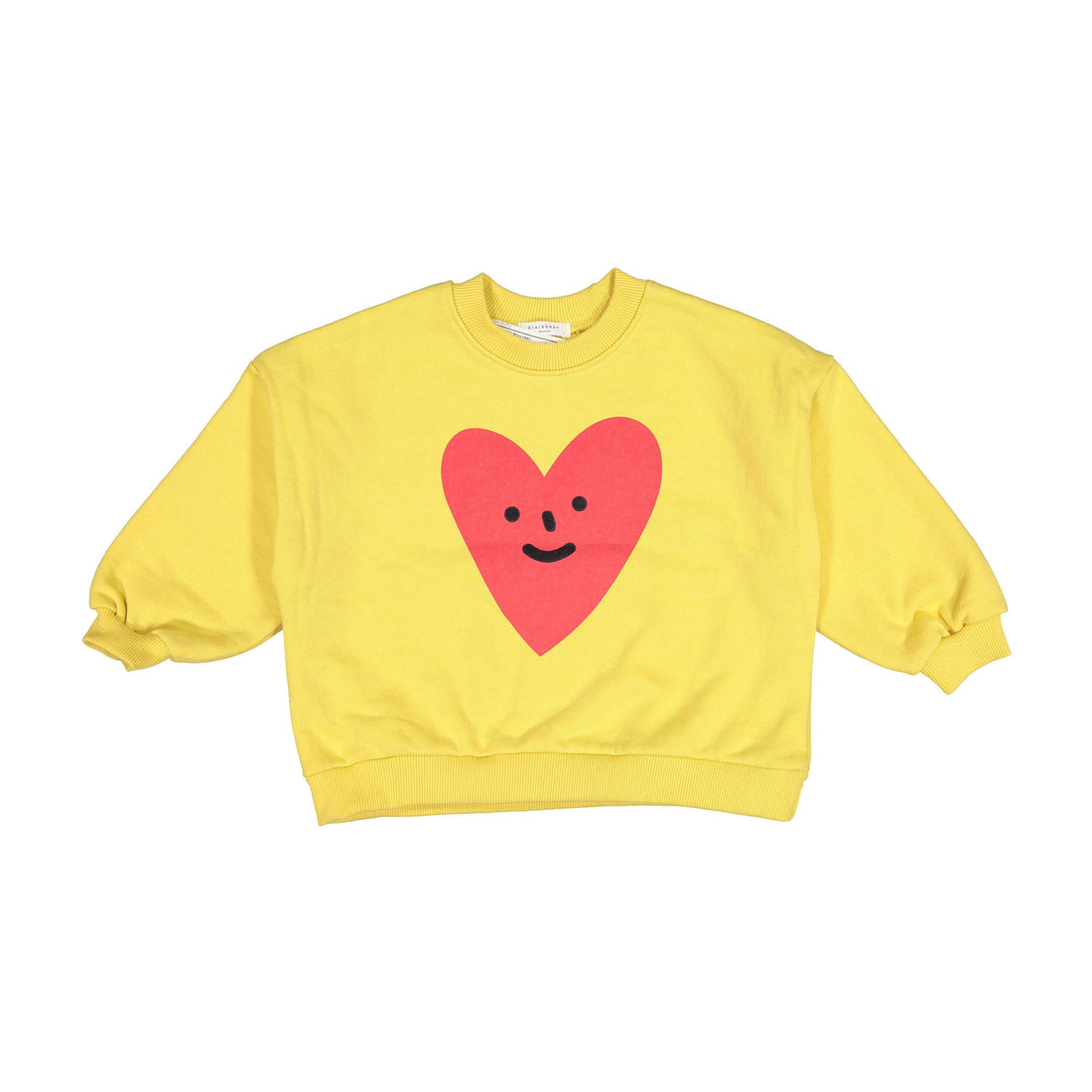 BLACK BEAN Yellow Heart Sweatshirt