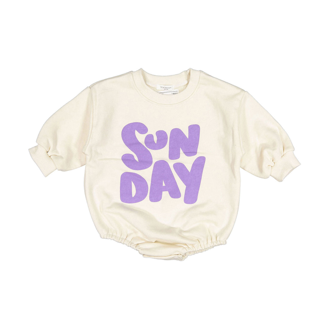 BLACK BEAN Cream Sunday Bebe Bodysuit
