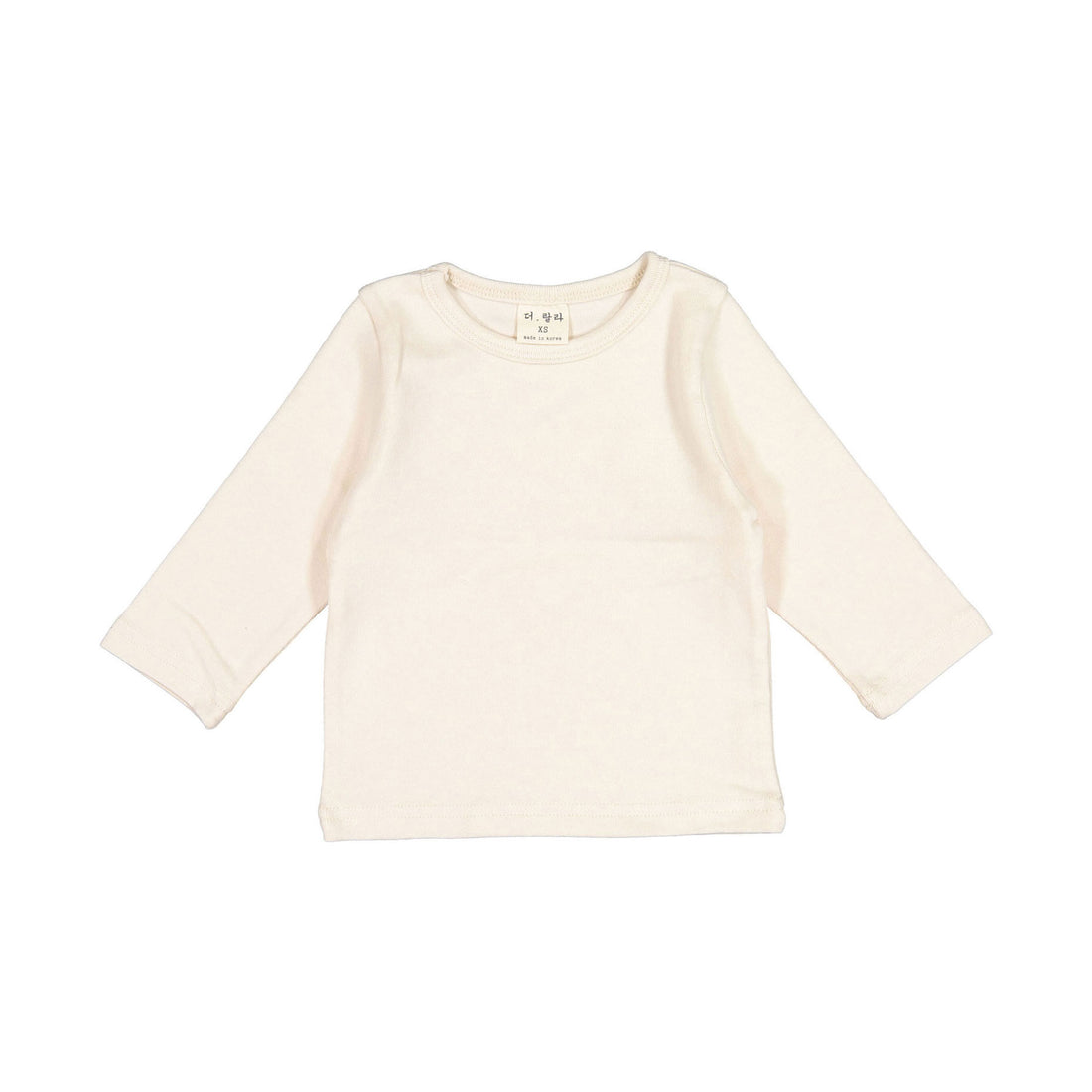 LALA Ivory Cotton Slim Tee