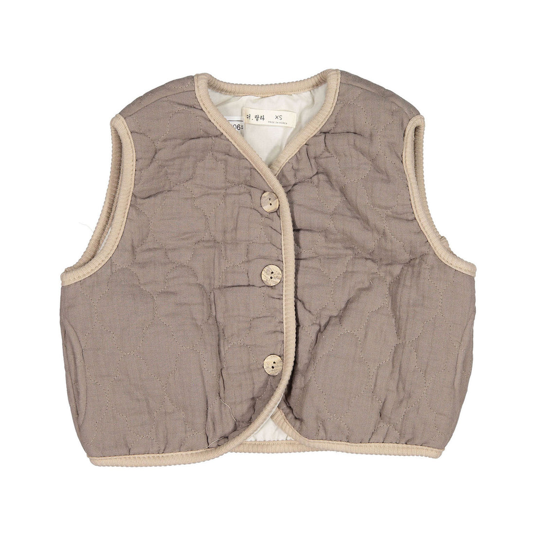 LALA Mocha Cloud Padding Vest