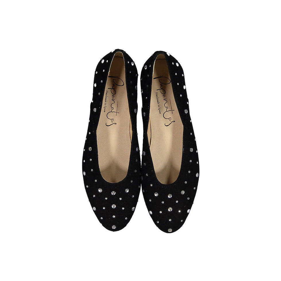 Papanatas Black Plain Flats