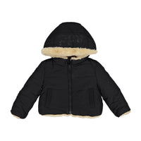 ADD Black Fur Lined Coat