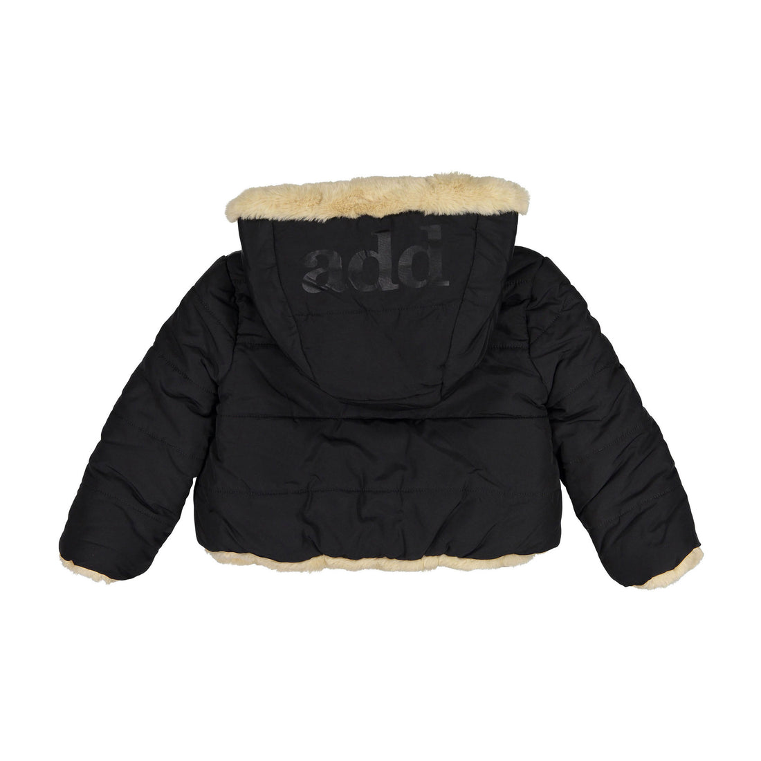 ADD Black Fur Lined Coat