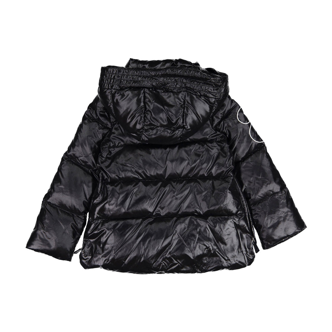 ADD Black Logo Girls Puffer Coat