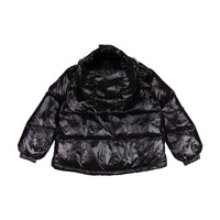 ADD Black Shiny Basic Puffer Coat