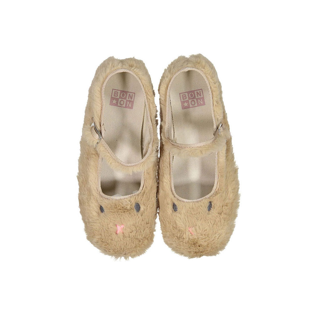 Bonton Doe Fur Mia Mary Janes