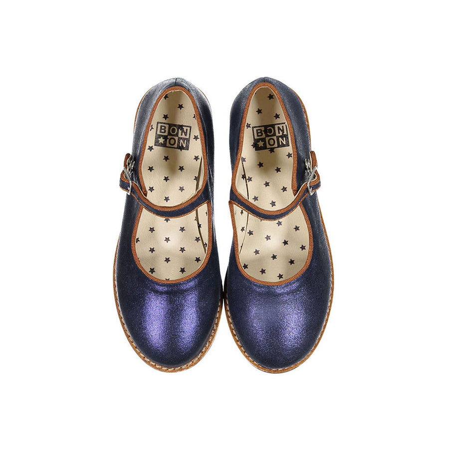 Bonton Ink Leather Emily Mary Janes
