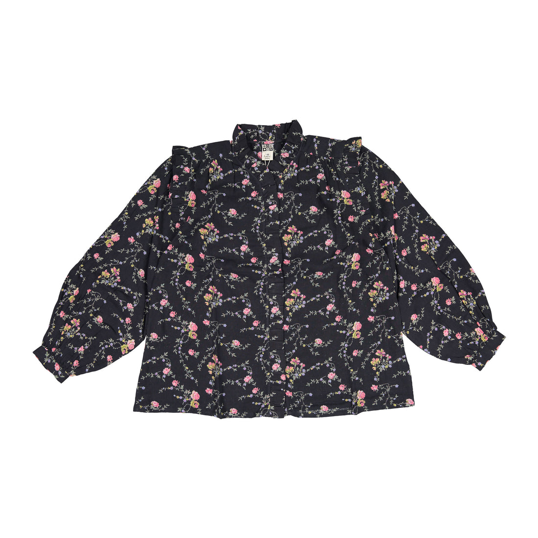 Bonton Romantic Flower Womans Blouse