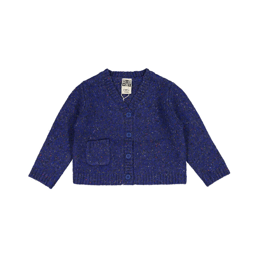 Bonton Ink Mill Knit Baby Cardigan