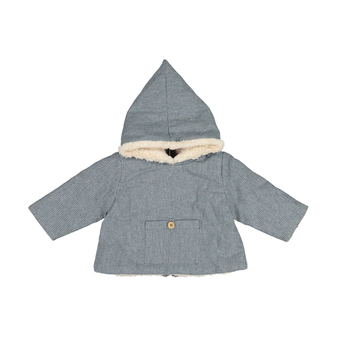 Bonton Turquoise Corduroy Baby Jacket