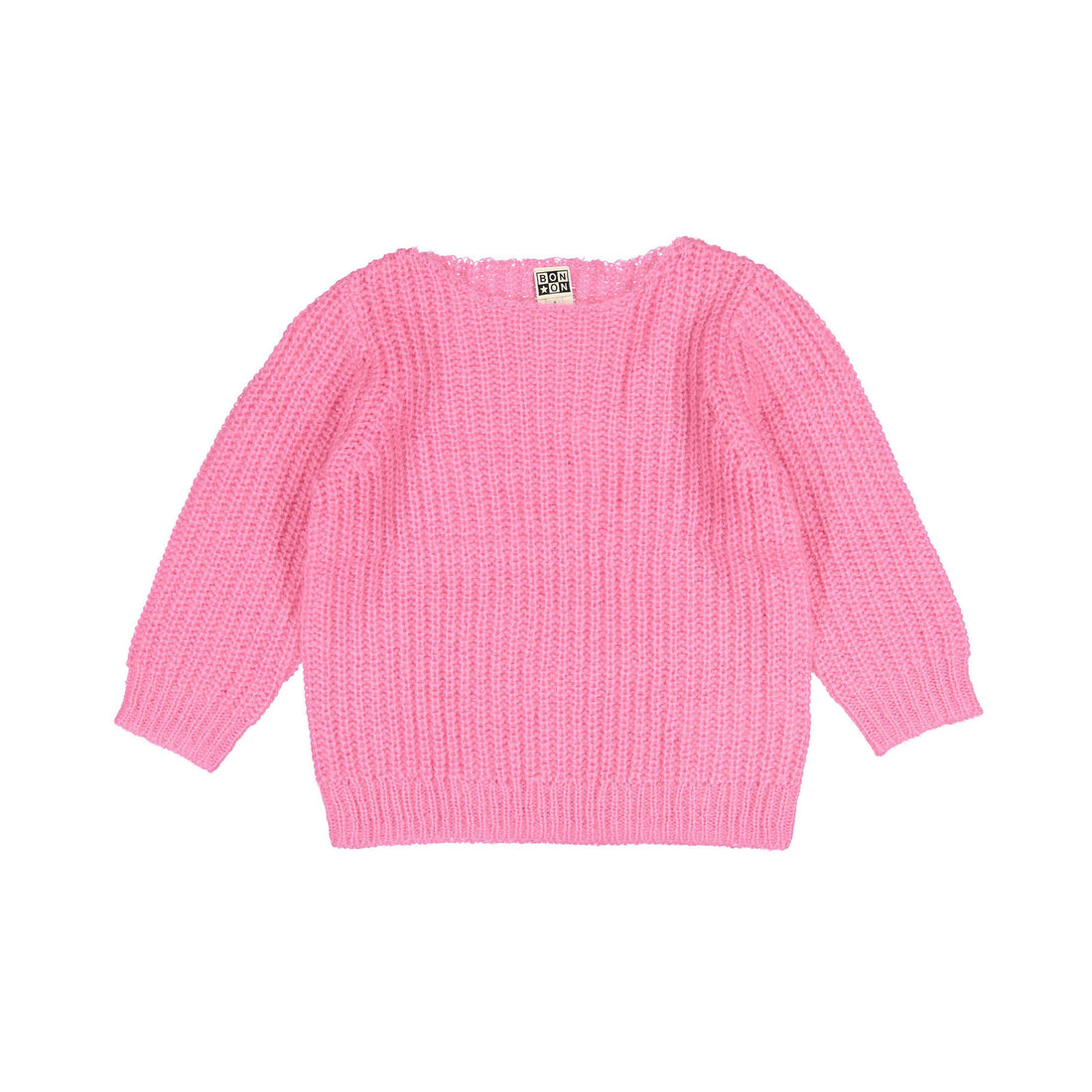 Bonton Bubble Gum Pink Knit Pullover