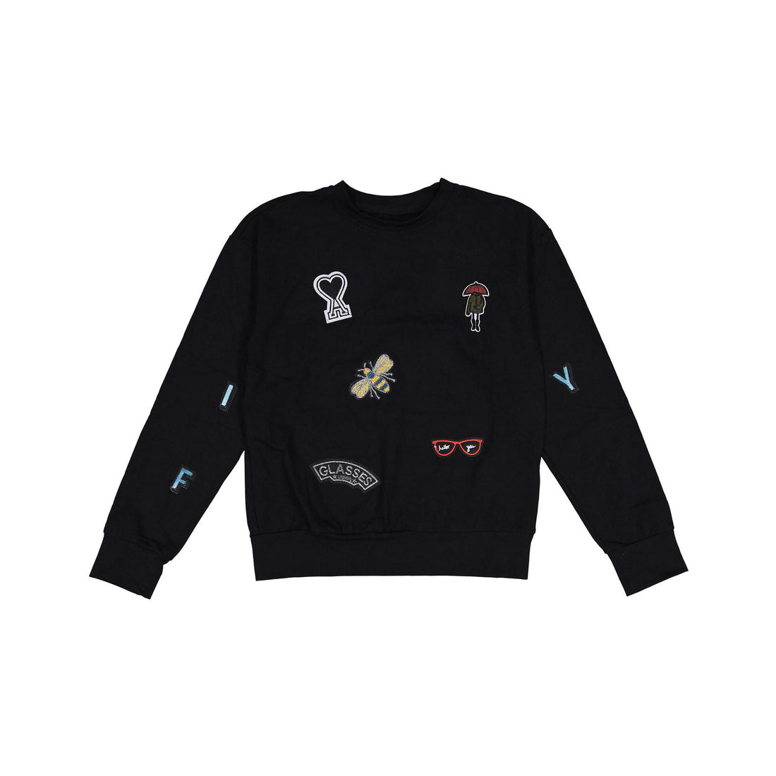 FYI Black Patch Sweatshirt