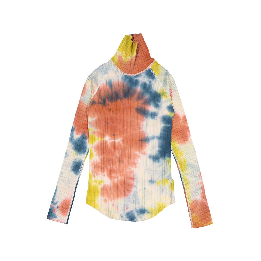 FYI Abstract Tie Dye Turtleneck