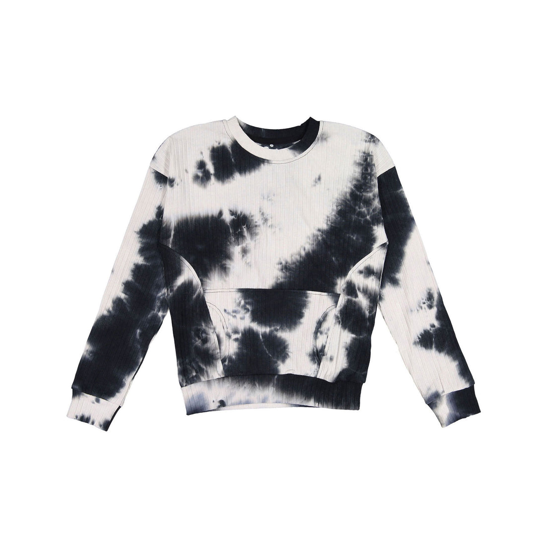 FYI Zebra Tie Dye Pocket Sweatshirt