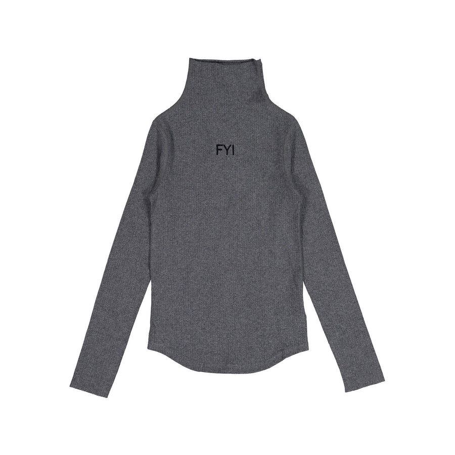 FYI Heather Grey  FYI Signature Turtleneck