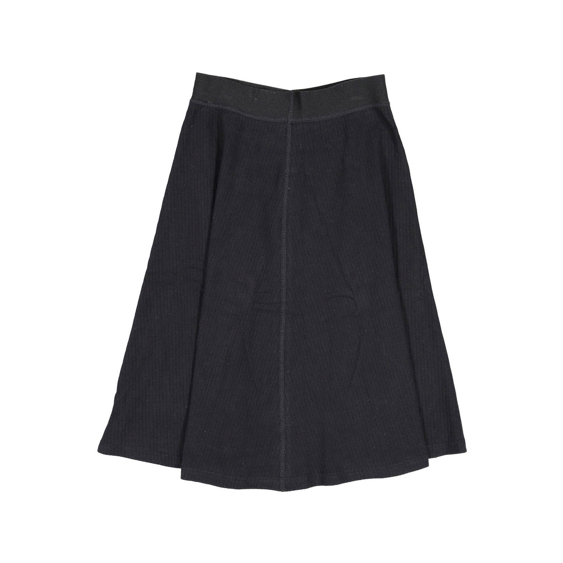 FYI Black Flat Rib Skirt