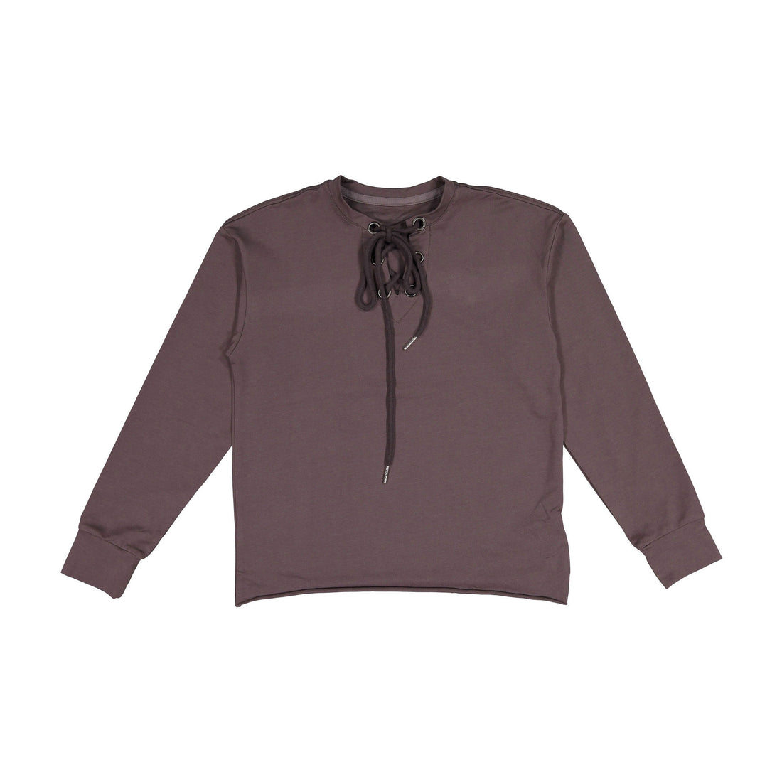FYI Brown Drawstring Sweatshirt