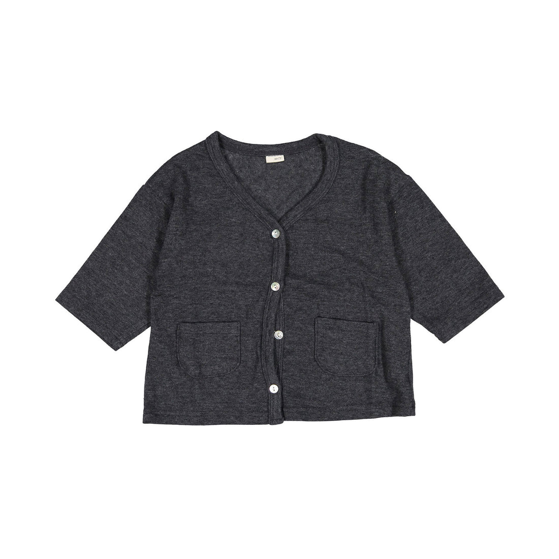 NUNUBIEL Charcoal-Gray Soft Long Cardigan