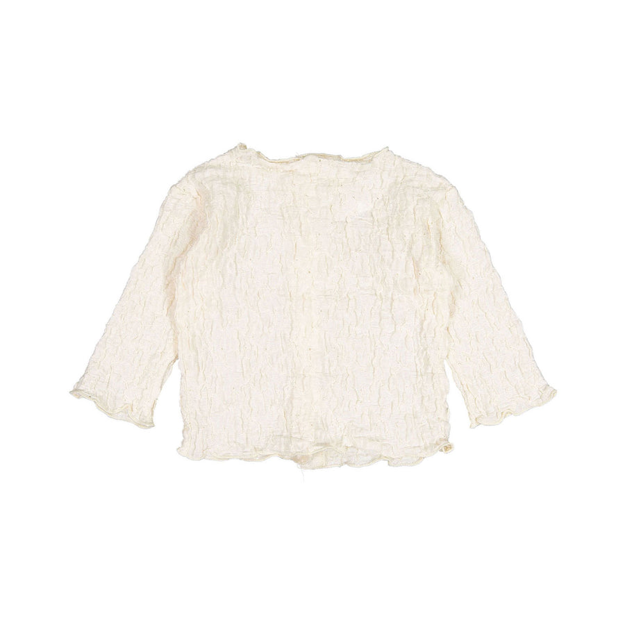 MIMI MARKET Ivory Prinkle Blouse