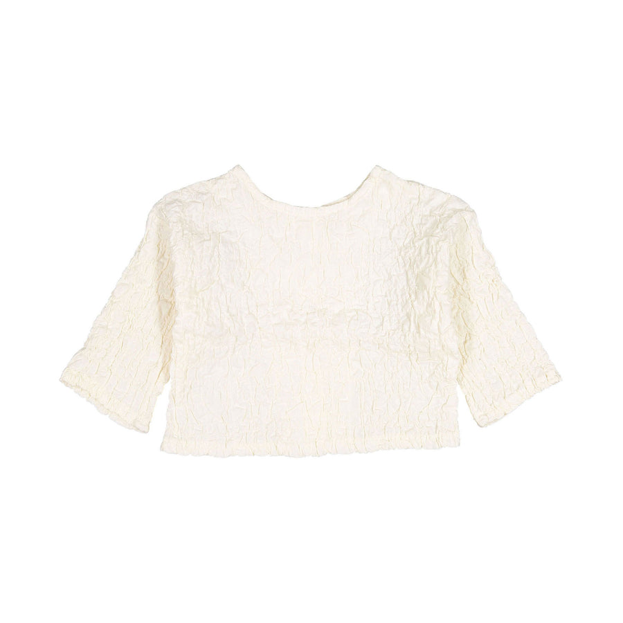 MIMI MARKET Ivory Cracker Blouse