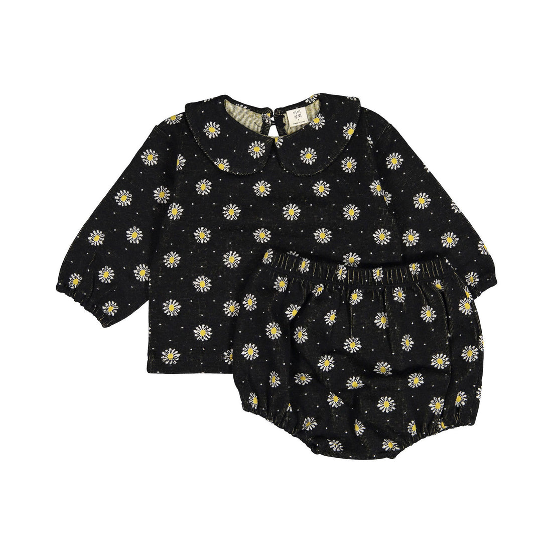 MIMI MARKET Black Misti Top Bottom Set
