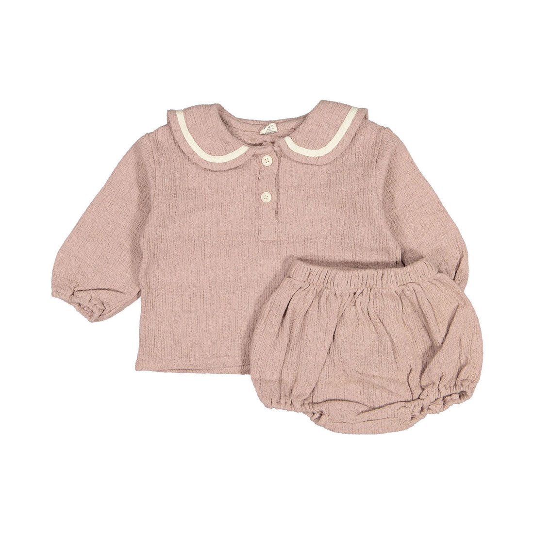 MIMI MARKET Pink Cos Top Bottom Set