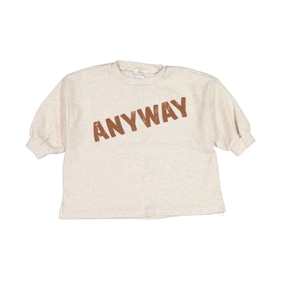 GO;U Oatmeal Anytime Tee