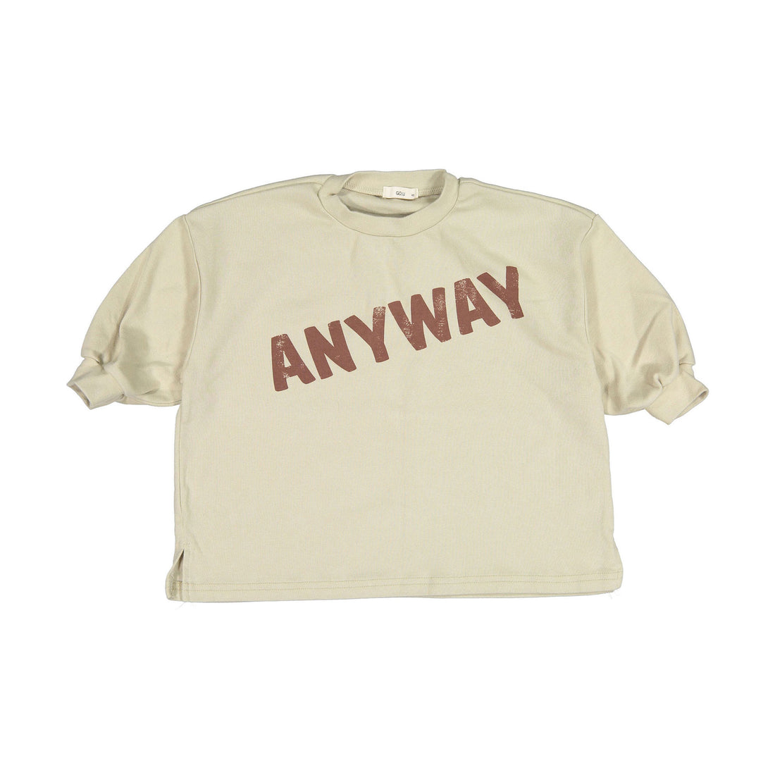 GO;U Light-Green Anytime Tee