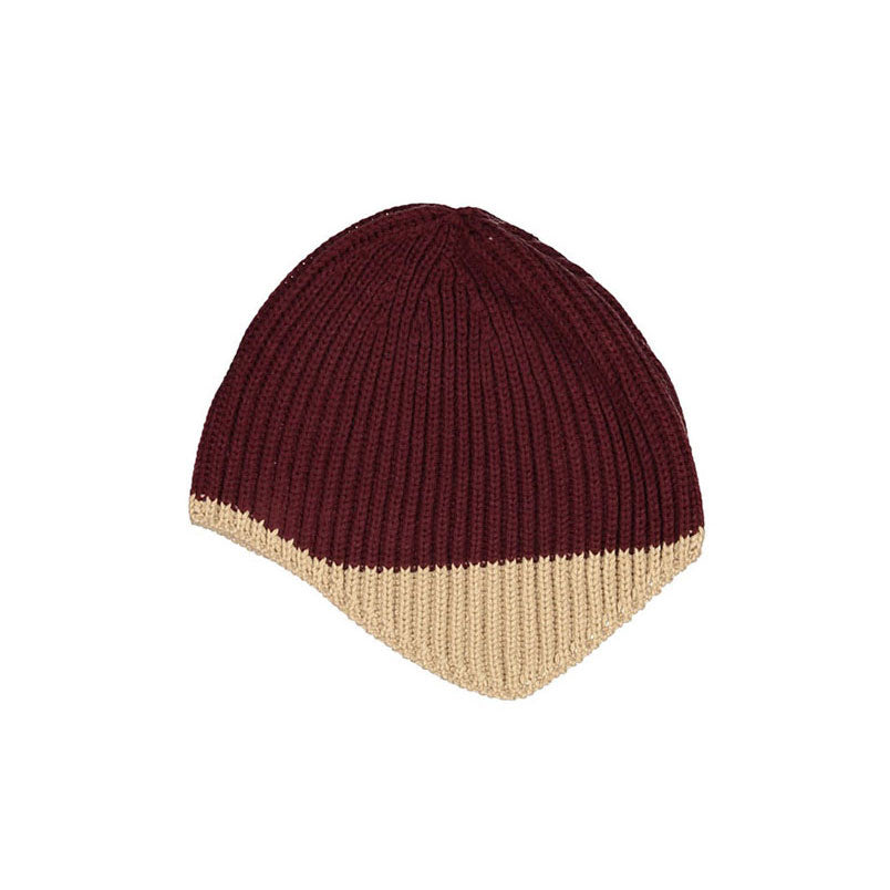 GO;U Burgundy Helmet Beanie